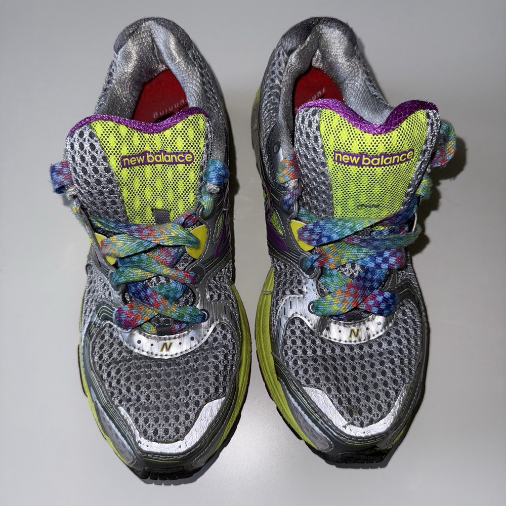 New Balance Womens 860 V3 W860YG3 Multicolor Running Shoes Sneakers Size 11 A3 - Picture 2 of 9